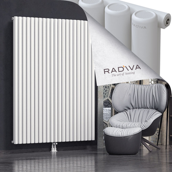 Mati Aluminium Radiator 1900x1550 White Bottom Middle 50mm
