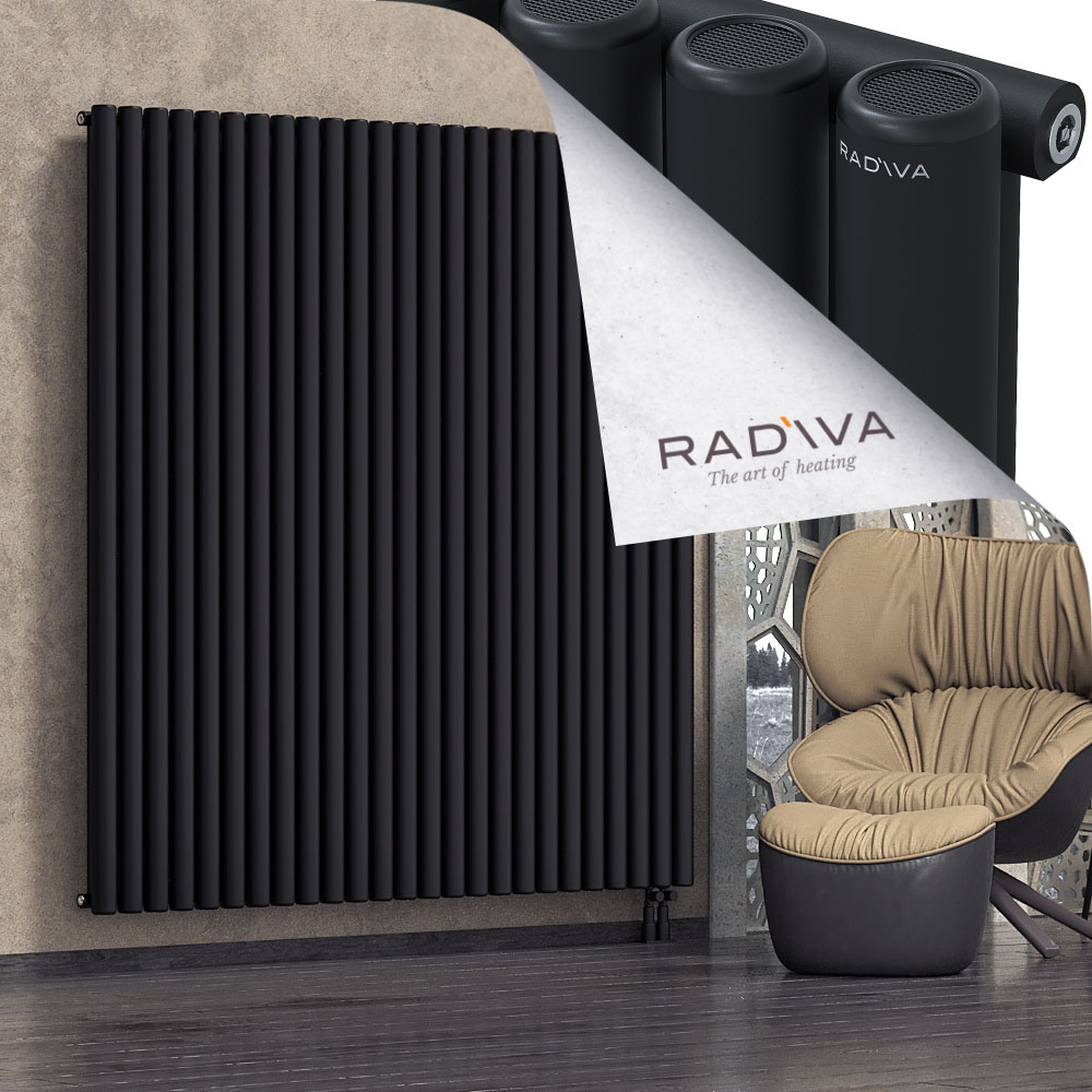 Mati Aluminium Radiator 1900x1846 Black - 4