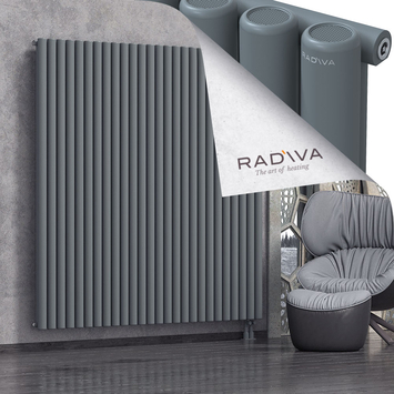 Mati Aluminium Radiator 1900x1920 Anthracite Bottom Right 50mm