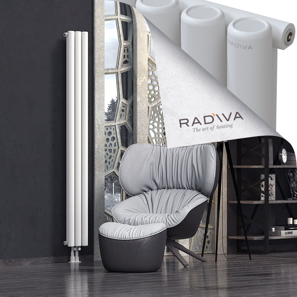 Mati Aluminium Radiator 1900x218 White - 2