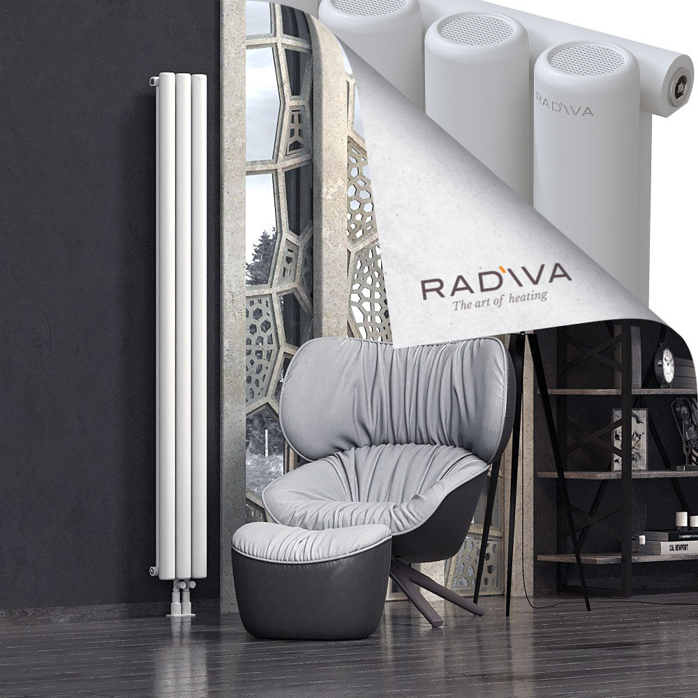 Mati Aluminium Radiator 1900x218 White - 4