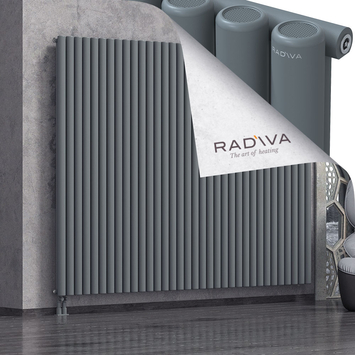 Mati Aluminium Radiator 1900x2512 Anthracite Bottom Left 50mm