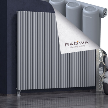 Mati Aluminium Radiator 1900x2512 Grey Bottom Left 50mm