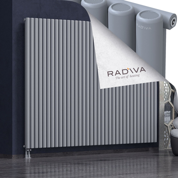 Mati Aluminium Radiator 1900x2586 Grey Bottom Left 50mm