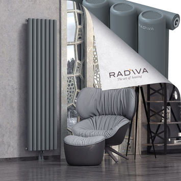 Mati Aluminium Radiator 1900x514 Anthracite Bottom Middle 50mm