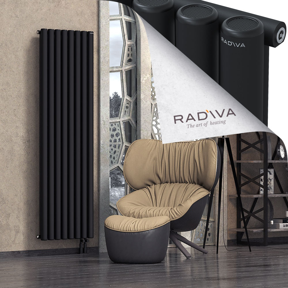 Mati Aluminium Radiator 1900x588 Black - 4