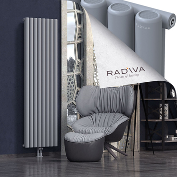 Mati Aluminium Radiator 1900x588 Grey Bottom Middle 50mm