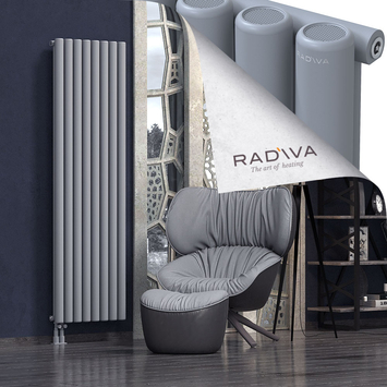 Mati Aluminium Radiator 1900x588 Grey Bottom Left 50mm