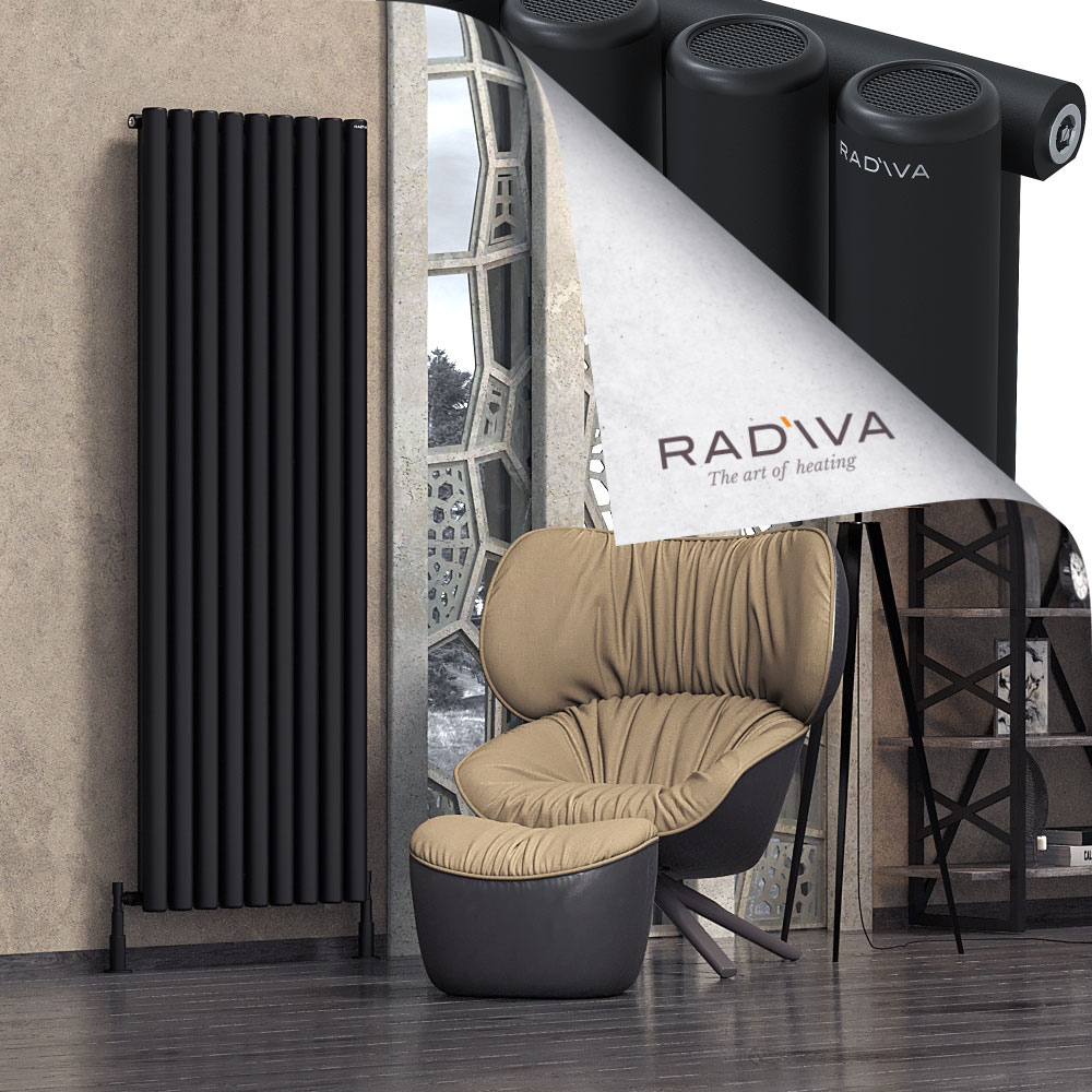 Mati Aluminium Radiator 1900x662 Black - 1