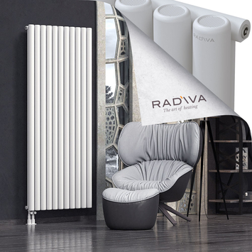 Mati Aluminium Radiator 1900x810 White Bottom Left 50mm