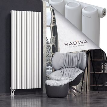 Mati Aluminium Radiator 1900x884 White Bottom Left 50mm
