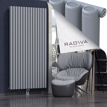 Mati Aluminium Radiator 2000x1106 Grey Bottom Middle 50mm