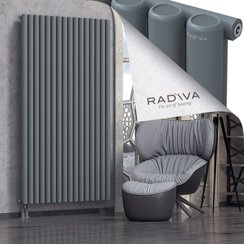 Mati Aluminium Radiator 2000x1180 Anthracite Bottom Left 50mm