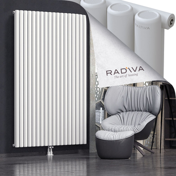 Mati Aluminium Radiator 2000x1328 White Bottom Middle 50mm