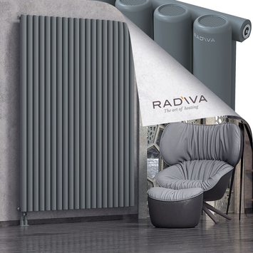 Mati Aluminium Radiator 2000x1476 Anthracite Bottom Left 50mm
