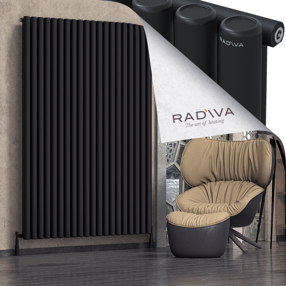 Mati Aluminium Radiator 2000x1476 Black - 1