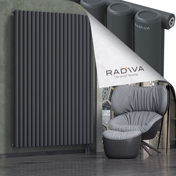 Mati Aluminium Radiator 2000x1476 Dark Anthracite Bottom Right 50mm