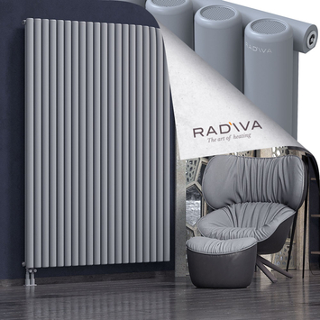 Mati Aluminium Radiator 2000x1476 Grey Bottom Left 50mm