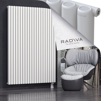 Mati Aluminium Radiator 2000x1550 White Bottom Right 50mm