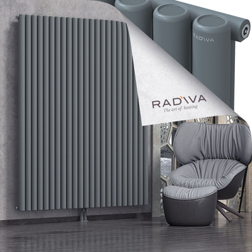 Mati Aluminium Radiator 2000x1698 Anthracite Bottom Middle 50mm