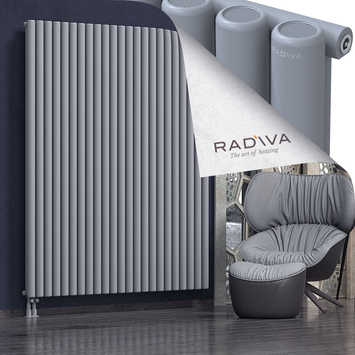 Mati Aluminium Radiator 2000x1698 Grey Bottom Left 50mm