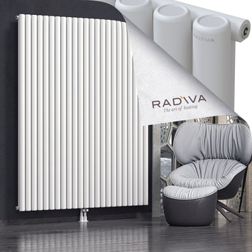 Mati Aluminium Radiator 2000x1698 White Bottom Middle 50mm