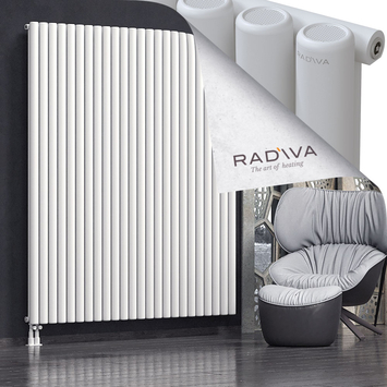Mati Aluminium Radiator 2000x1772 White Bottom Left 50mm
