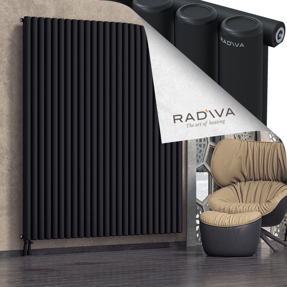Mati Aluminium Radiator 2000x1846 Black - 3