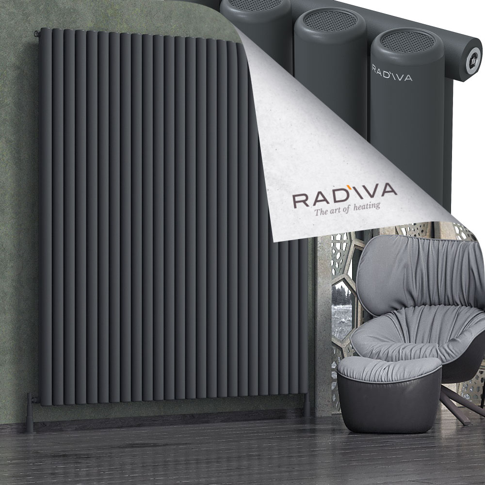 Mati Aluminium Radiator 2000x1846 Dark Anthracite - 1