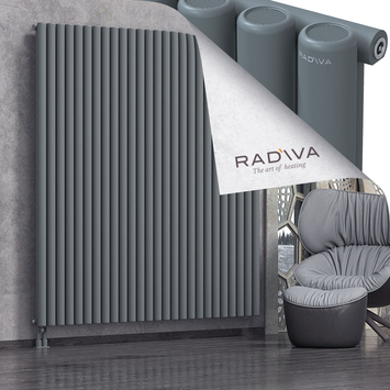 Mati Aluminium Radiator 2000x1920 Anthracite Bottom Left 50mm