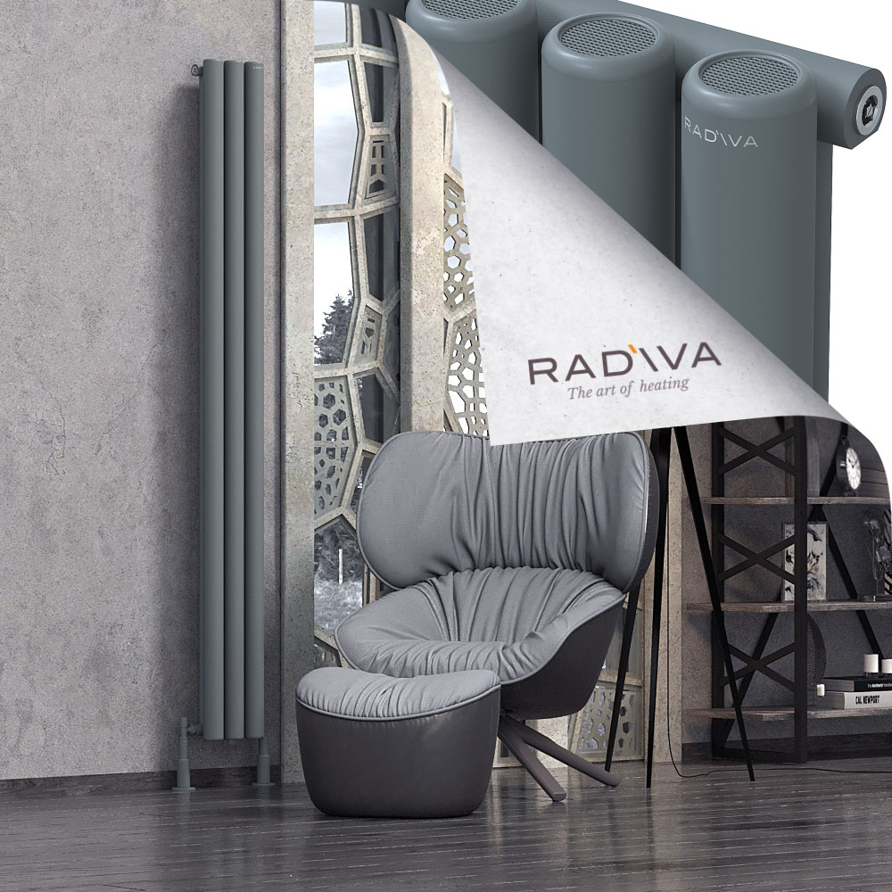 Mati Aluminium Radiator 2000x218 Anthracite - 1