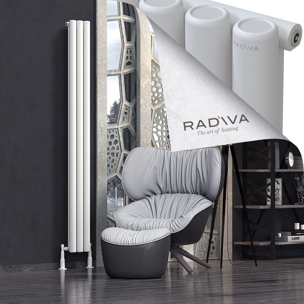 Mati Aluminium Radiator 2000x218 White - 1