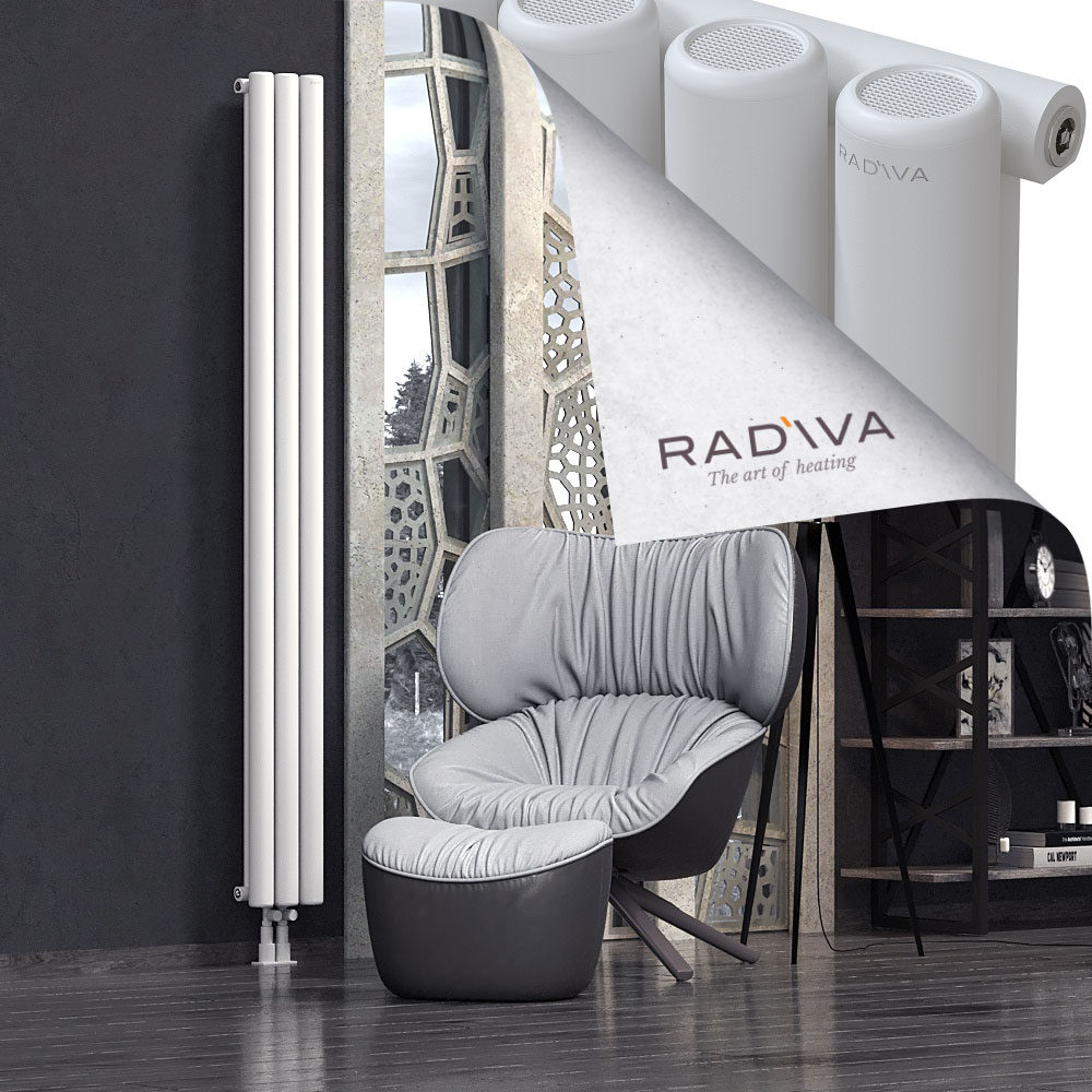 Mati Aluminium Radiator 2000x218 White - 2