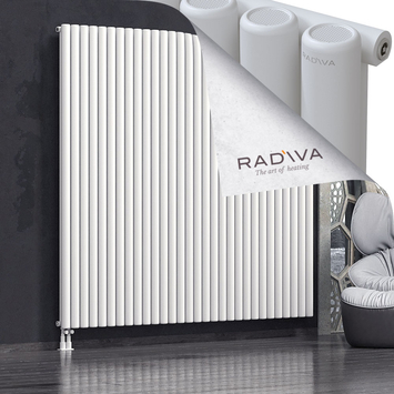 Mati Aluminium Radiator 2000x2216 White Bottom Left 50mm