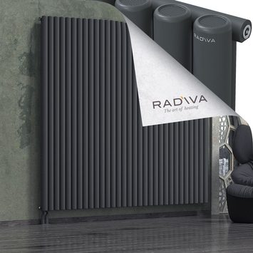 Mati Aluminium Radiator 2000x2290 Dark Anthracite Bottom Left 50mm