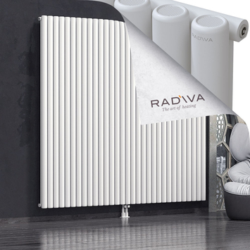 Mati Aluminium Radiator 2000x2290 White Bottom Middle 50mm