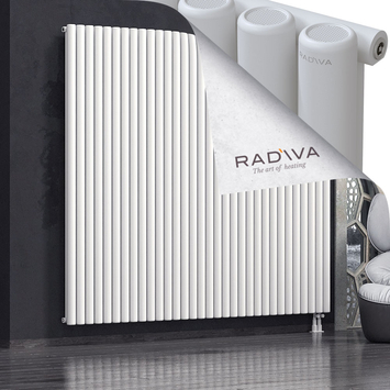 Mati Aluminium Radiator 2000x2364 White Bottom Right 50mm