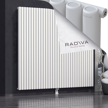 Mati Aluminium Radiator 2000x2438 White Bottom Middle 50mm