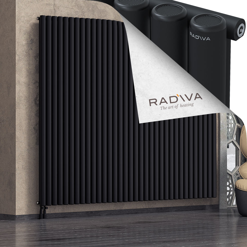 Mati Aluminium Radiator 2000x2512 Black - 3
