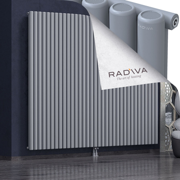 Mati Aluminium Radiator 2000x2512 Grey Bottom Middle 50mm