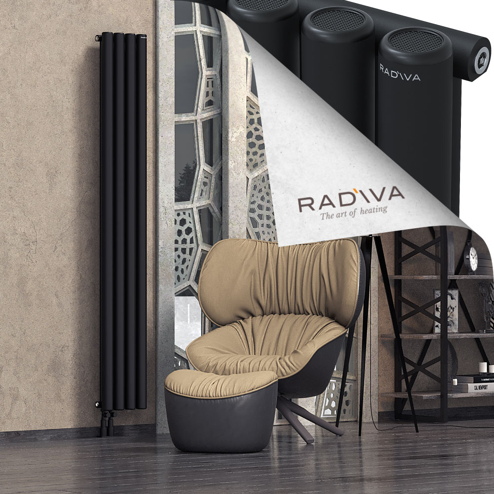 Mati Aluminium Radiator 2000x292 Black - 3