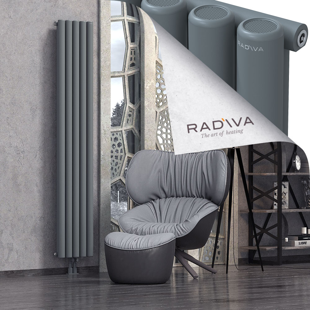Mati Aluminium Radiator 2000x366 Anthracite - 2