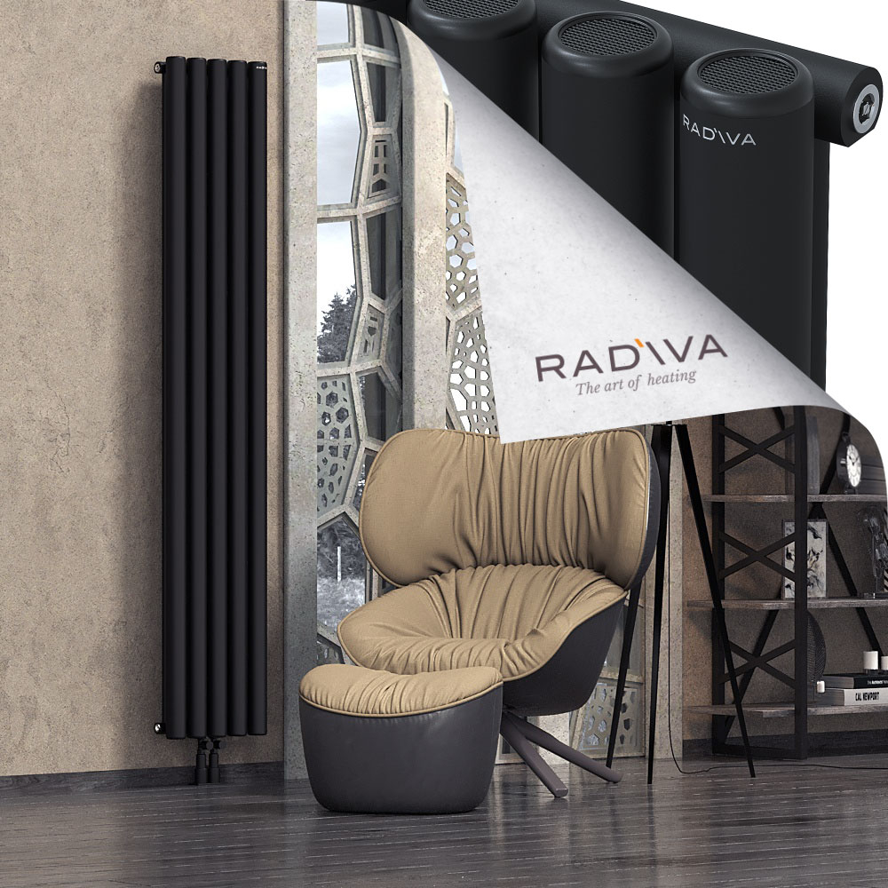 Mati Aluminium Radiator 2000x366 Black - 2