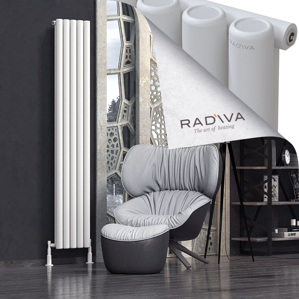 Mati Aluminium Radiator 2000x366 White - 1