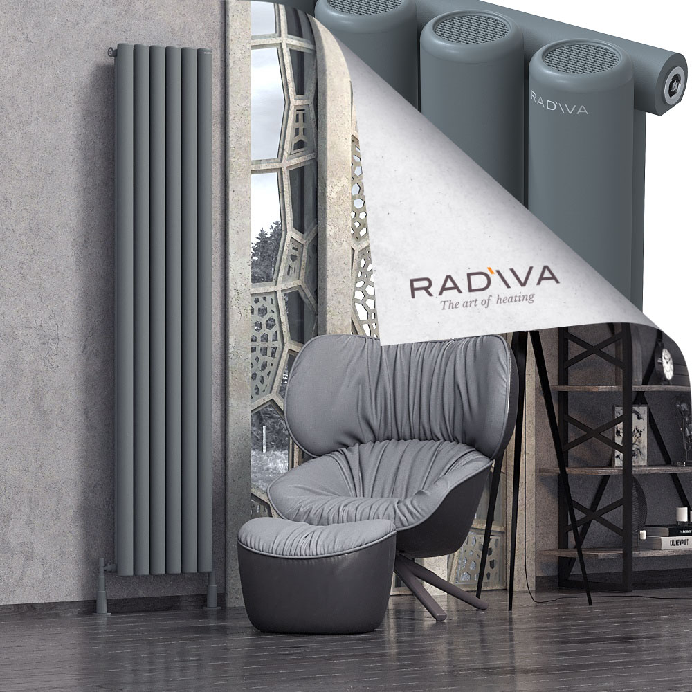 Mati Aluminium Radiator 2000x440 Anthracite - 1