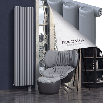 Mati Aluminium Radiator 2000x588 Grey Bottom Right 50mm