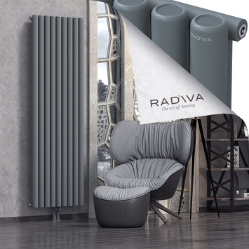 Mati Aluminium Radiator 2000x662 Anthracite Bottom Middle 50mm