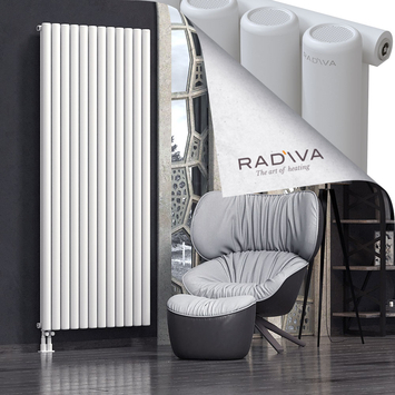 Mati Aluminium Radiator 2000x884 White Bottom Left 50mm