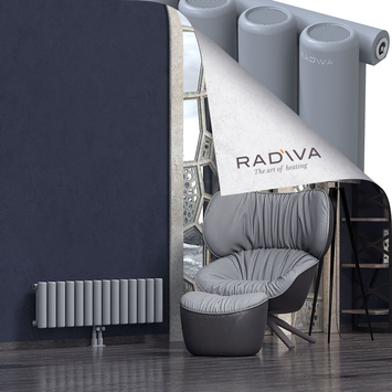 Mati Aluminium Radiator 300x1032 Grey Bottom Middle 50mm