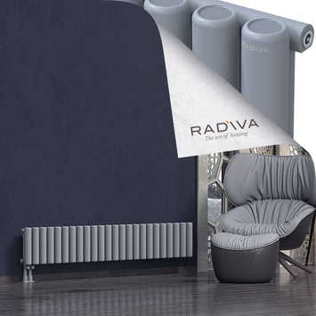 Mati Aluminium Radiator 300x1772 Grey Bottom Left 50mm
